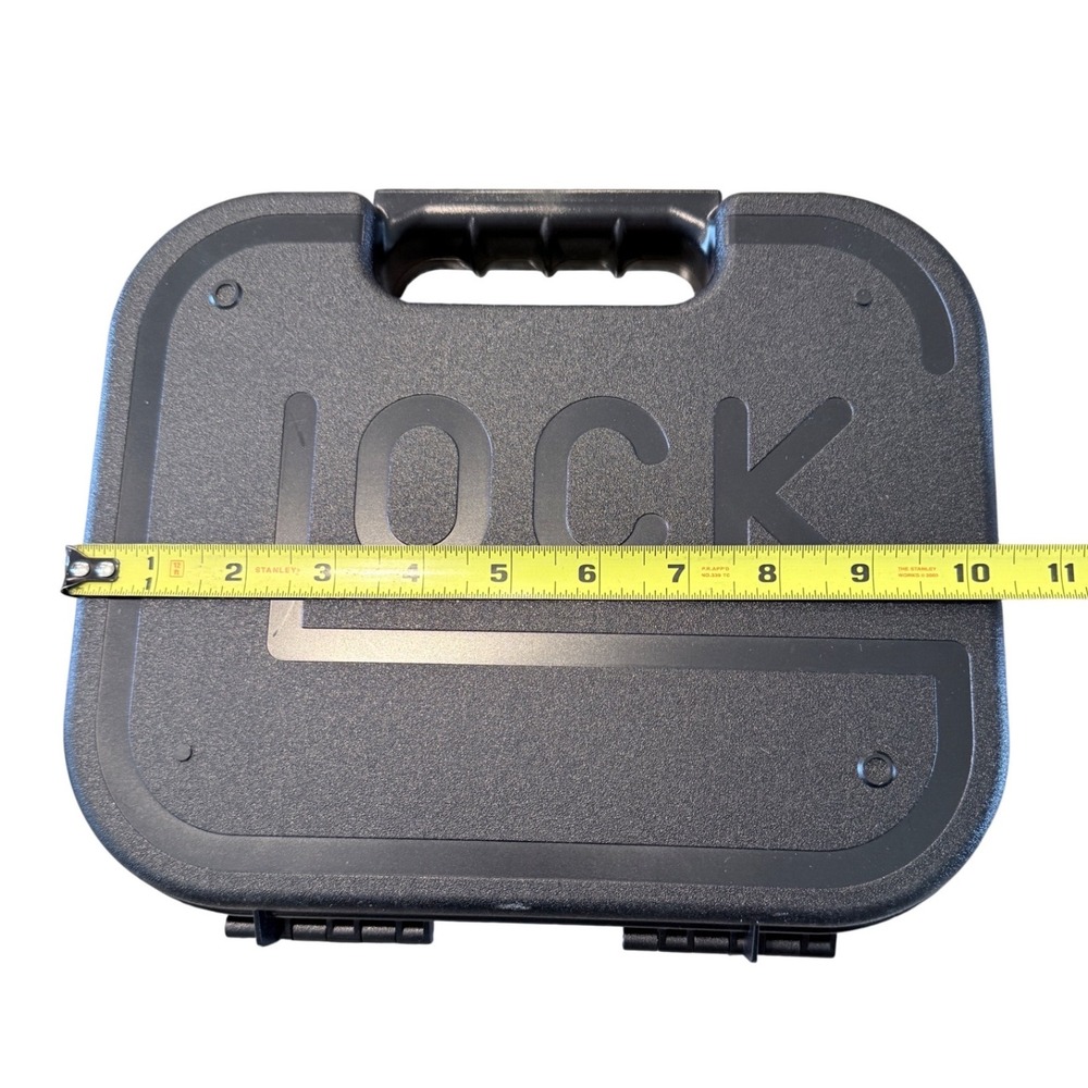 Glock 43 9mm Factory Hard Shell Pistol Case Black Polymer‎ Foam Lined OEM - Picture 5 of 6
